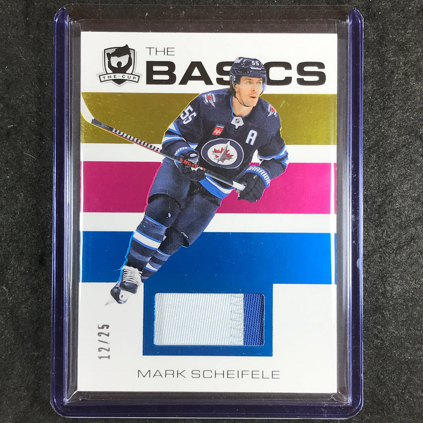 2023-24 The Cup Hockey MARK SCHEIFELE The Basics Patch Relic 12/25