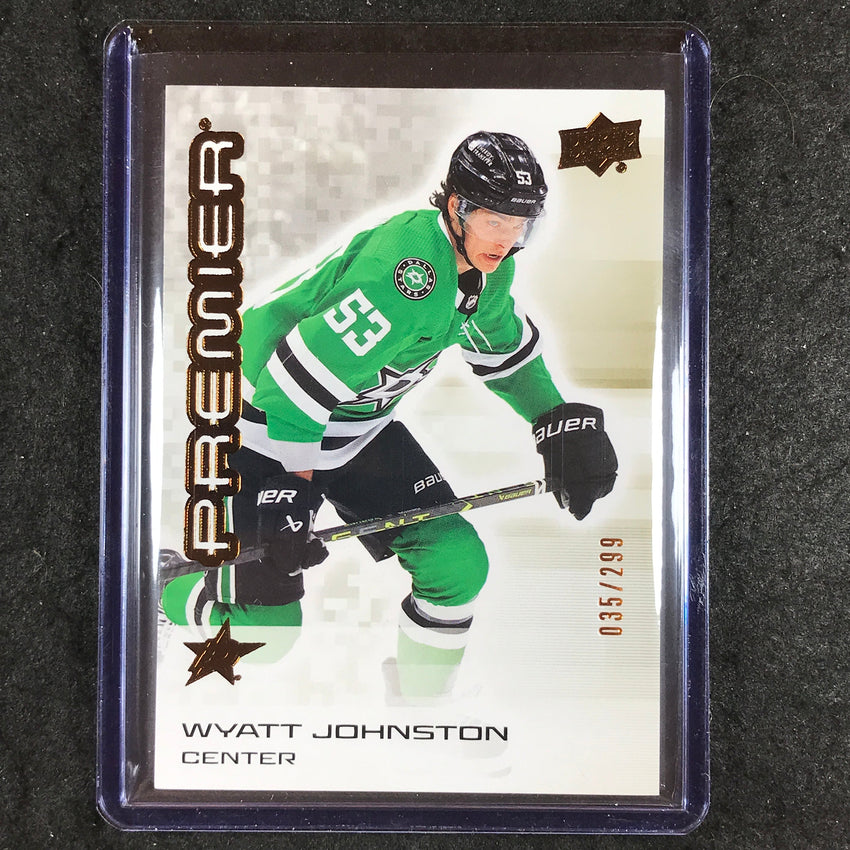 2024-25 Premier Hockey WYATT JOHNSTON Base Bronze 35/299 #53