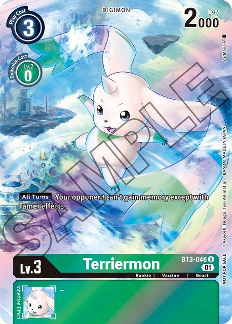 Terriermon - Bt3-046 - U - Tamers Card Set 1 Promo