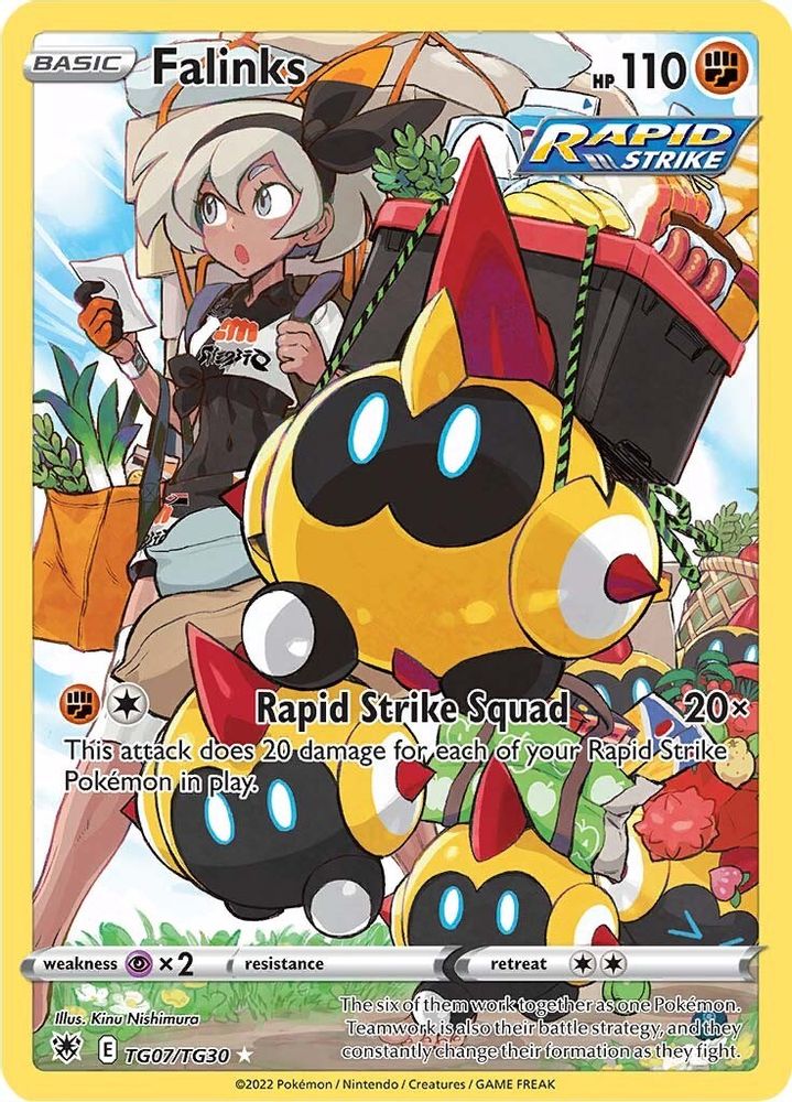 Falinks - [  TG07/TG30 ] - Ultra Rare - Pokemon SWSH10 Astral Radiance Trainer Gallery