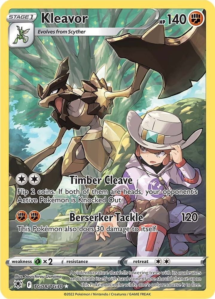 Kleavor - [  TG08/TG30 ] - Ultra Rare - Pokemon SWSH10 Astral Radiance Trainer Gallery