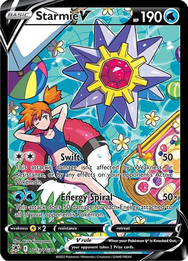 Starmie V - [  TG13/TG30 ] - Ultra Rare - Pokemon SWSH10 Astral Radiance Trainer Gallery
