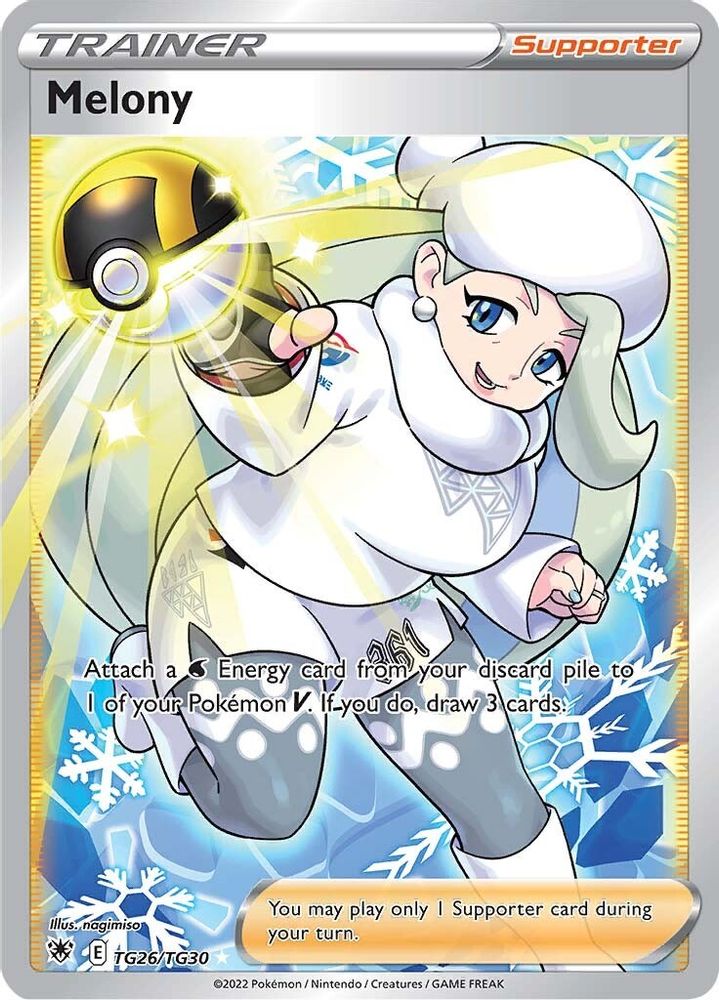 Melony - [  TG26/TG30 ] - Ultra Rare - Pokemon SWSH10 Astral Radiance Trainer Gallery