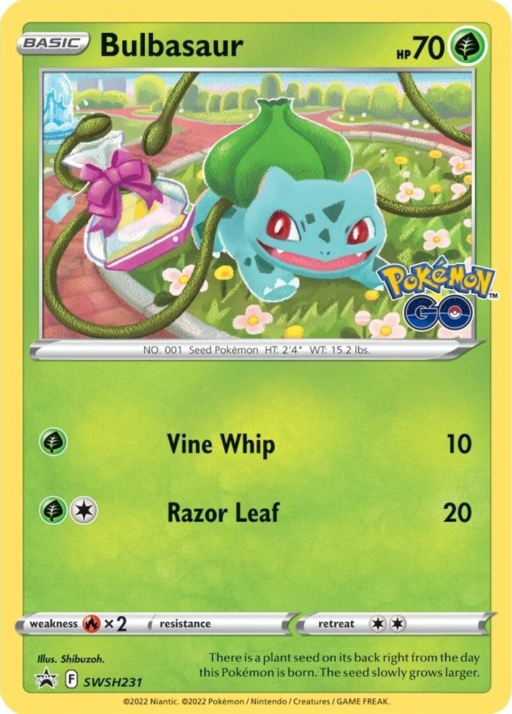 Bulbasaur - [  SWSH231 ] - Promo - Pokemon SWSH Sword & Shield Promo Cards