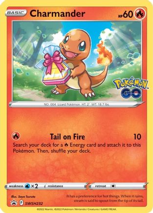 Charmander - SWSH232 - Pokemon SWSH Sword & Shield Promo