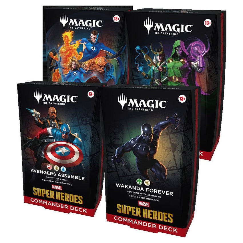 Magic The Gathering - Marvel Super Heroes Commander 4-Deck Combo