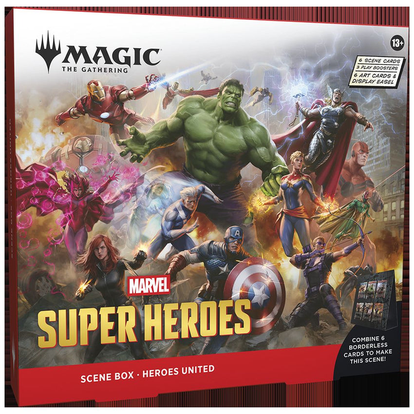 Magic The Gathering - Marvel Super Heroes Heroes United Scene Box