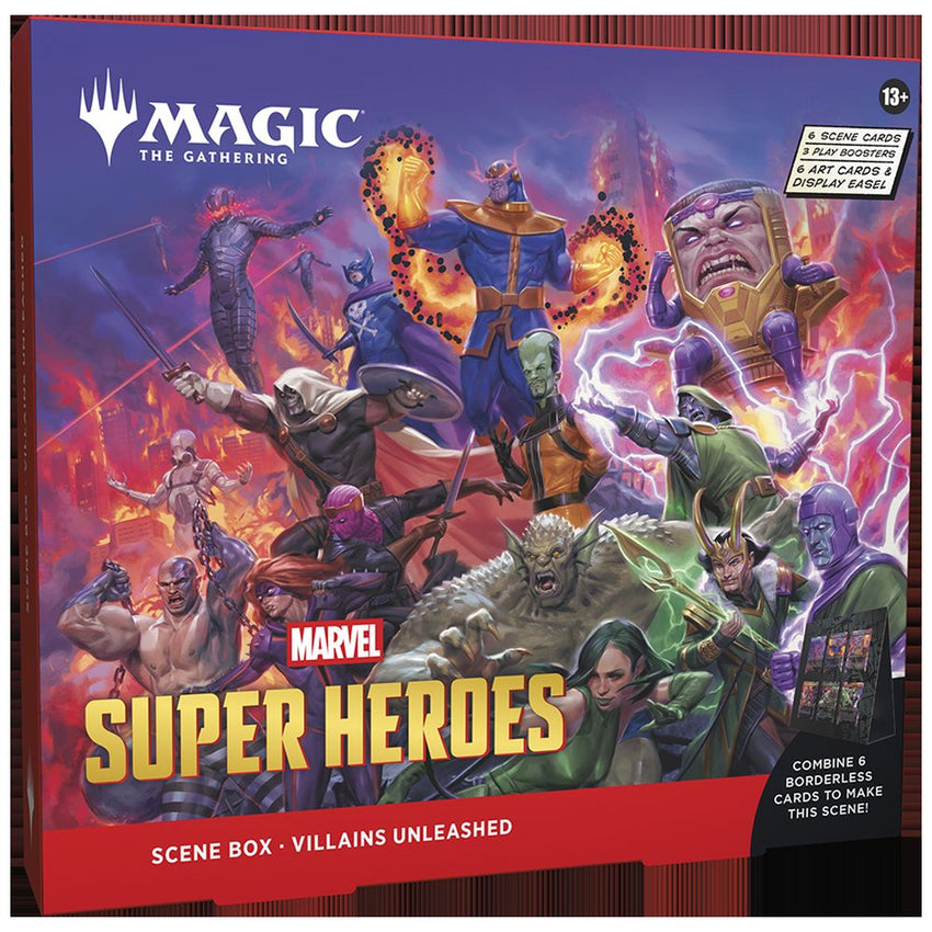 Magic The Gathering - Marvel Super Heroes Villains Unleashed Scene Box