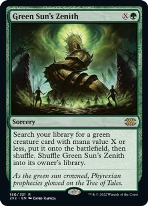 Green Suns Zenith 150 /331 - Rare Double Masters 2022