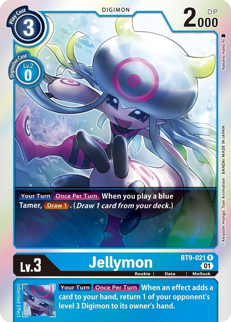 Jellymon Bt9-021 - Rare Bt09 X-record