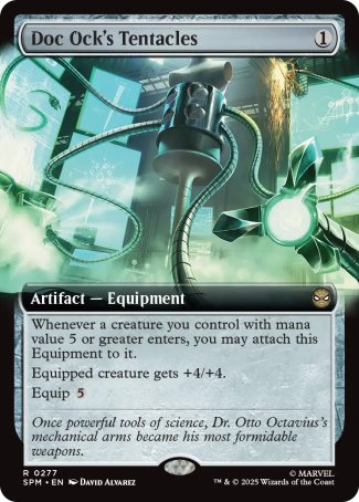 FOIL EXTENDED Doc Ock's Tentacles - #277 Rare Marvel's Spider-Man