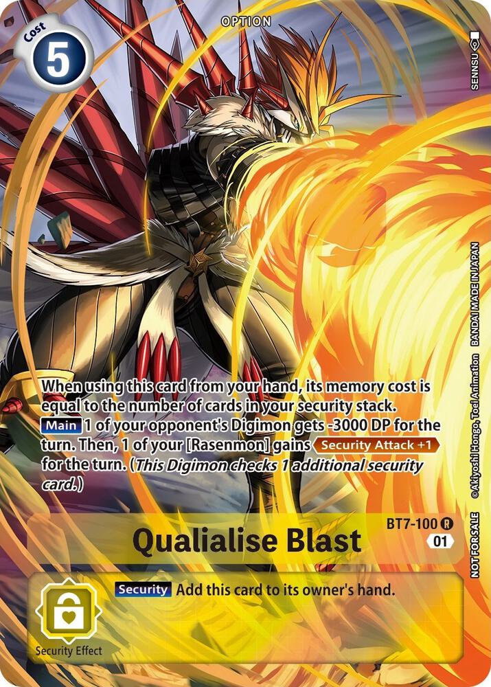 Qualialise Blast - BT7-100 - R - Summer 2022 Dash Pack Promo