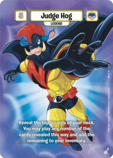 Judge Hog (Full Art) - DON-167 - XR - Secret Rare - Neopets TCG  Defenders of Neopia 1st Edition