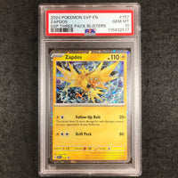 PSA 10 Zapdos - SVP 157 - Surging Sparks Blister Black Star Promo 577