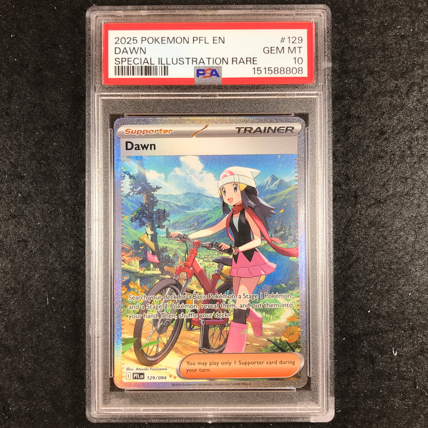 PSA 10 Dawn - 129/094 - Special Illustration Rare Phantasmal Flames 808