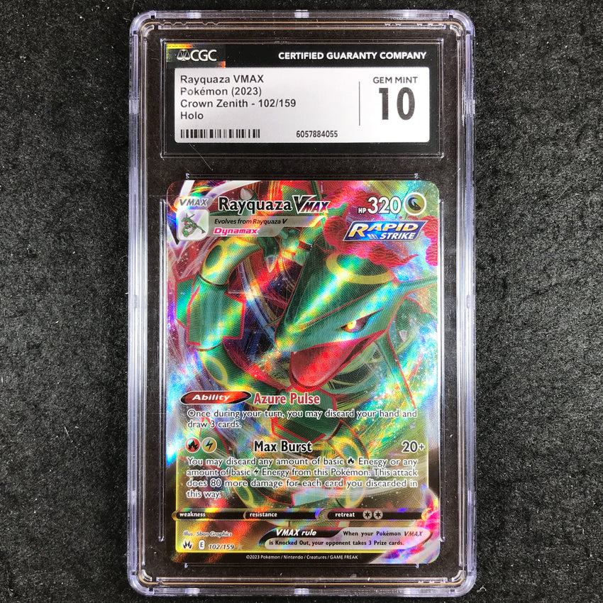 CGC 10 PRISTINE M Rayquaza EX - 76/108 - Celebrations Classic Collection 020