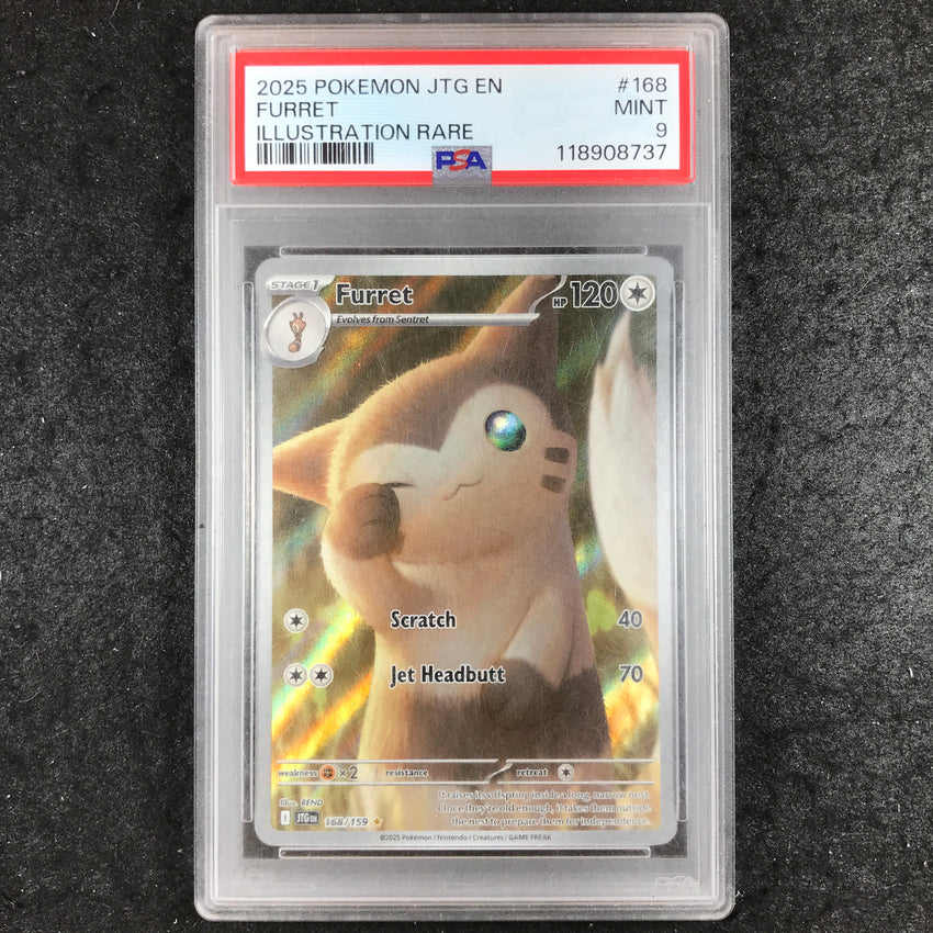 PSA 9 Furret - 168/159 - Illustration Rare Journey Together  737