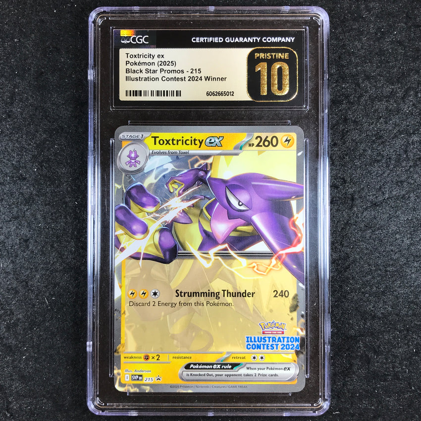CGC 10 Toxtricity ex - 215 - Illustration Contest 2024 Winner Promo 012