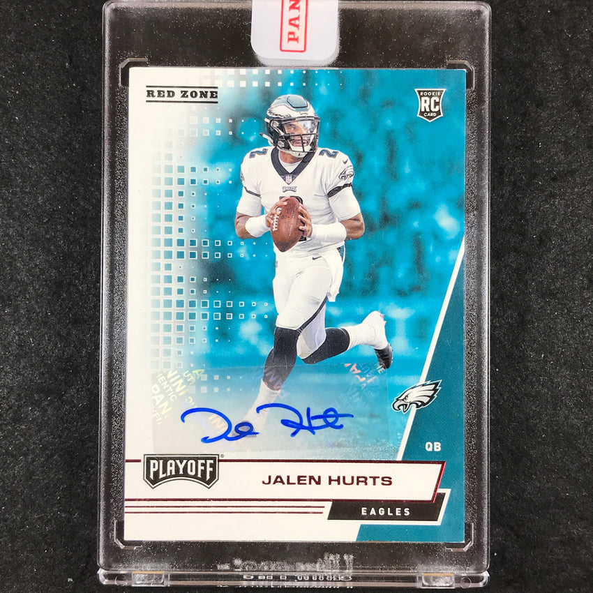 2020 Playoff Football JALEN HURTS Rookie Autograph Red Zone #214