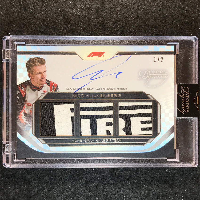 2024 Topps Dynasty Formula 1 NICO HULKENBERG Triple Relic Auto Black 1/2