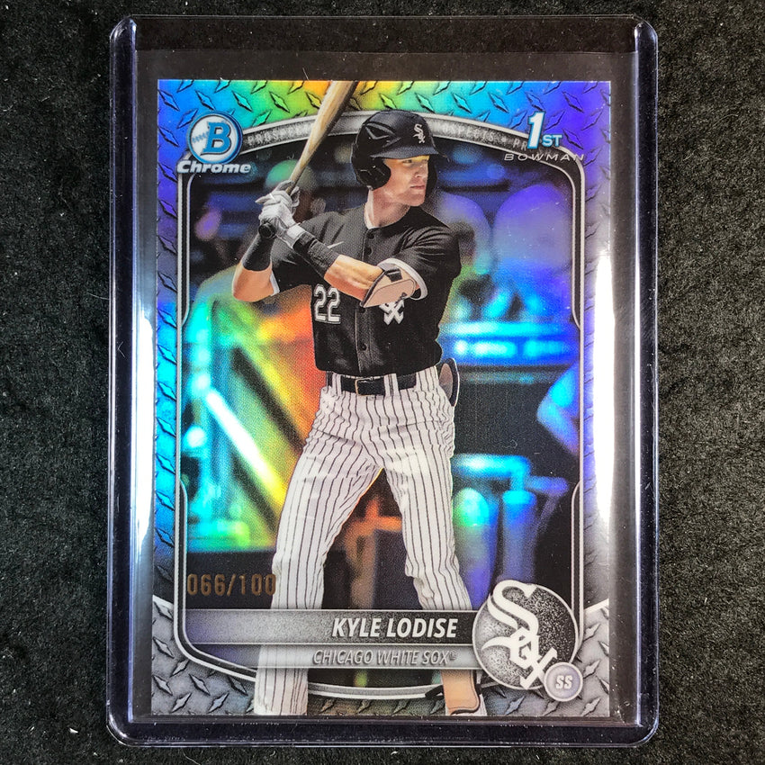2025 Bowman Draft KYLE LODISE 1st Bowman Chrome Steel Metal 66/100 #144