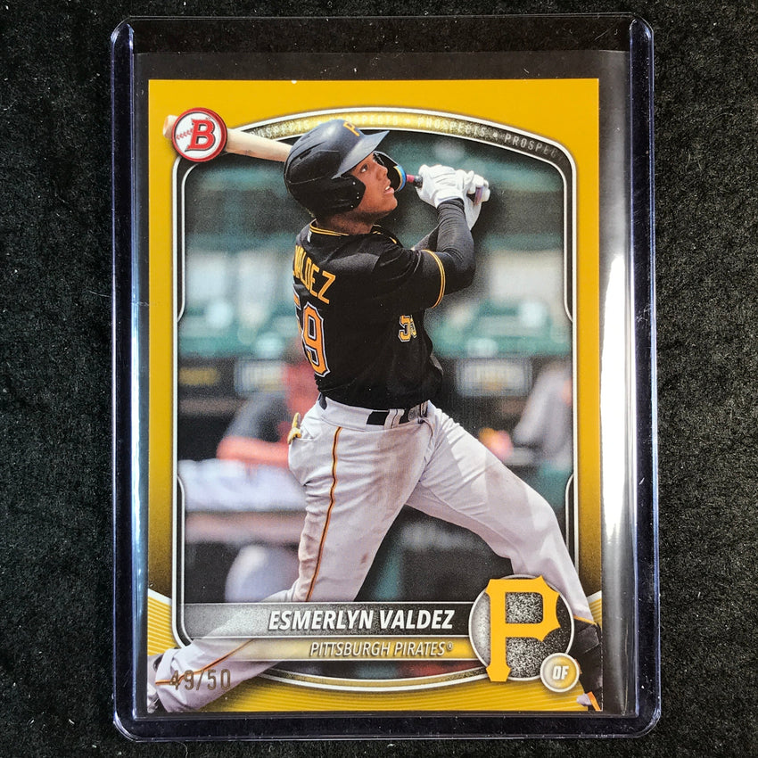 2025 Bowman Draft ESMERLYN VALDEZ Base Gold 49/50 #110