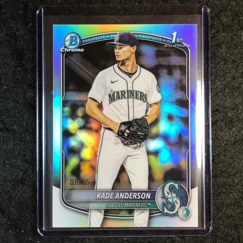2025 Bowman Draft KADE ANDERSON 1st Bowman Chrome Refractor 8/35 #3