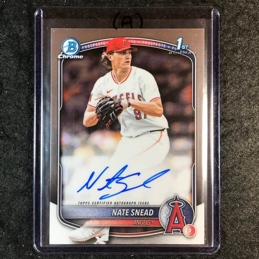 2025 Bowman Draft NATE SNEAD Chrome Prospect 1st Bowman Auto Base #NSN (A)