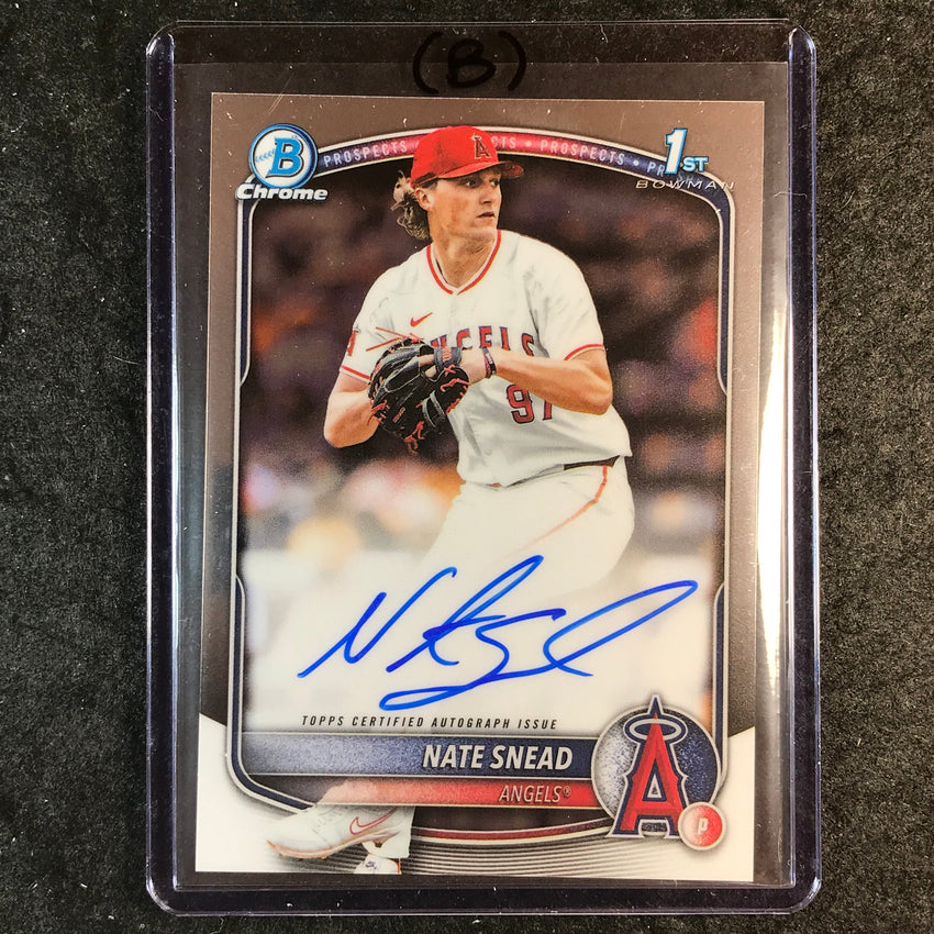 2025 Bowman Draft NATE SNEAD Chrome Prospect 1st Bowman Auto Base #NSN (B)