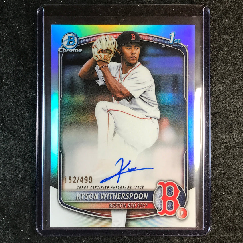 2025 Bowman Draft KYSON WITHERSPOON Chrome Prospect 1st Auto Refractor 152/499