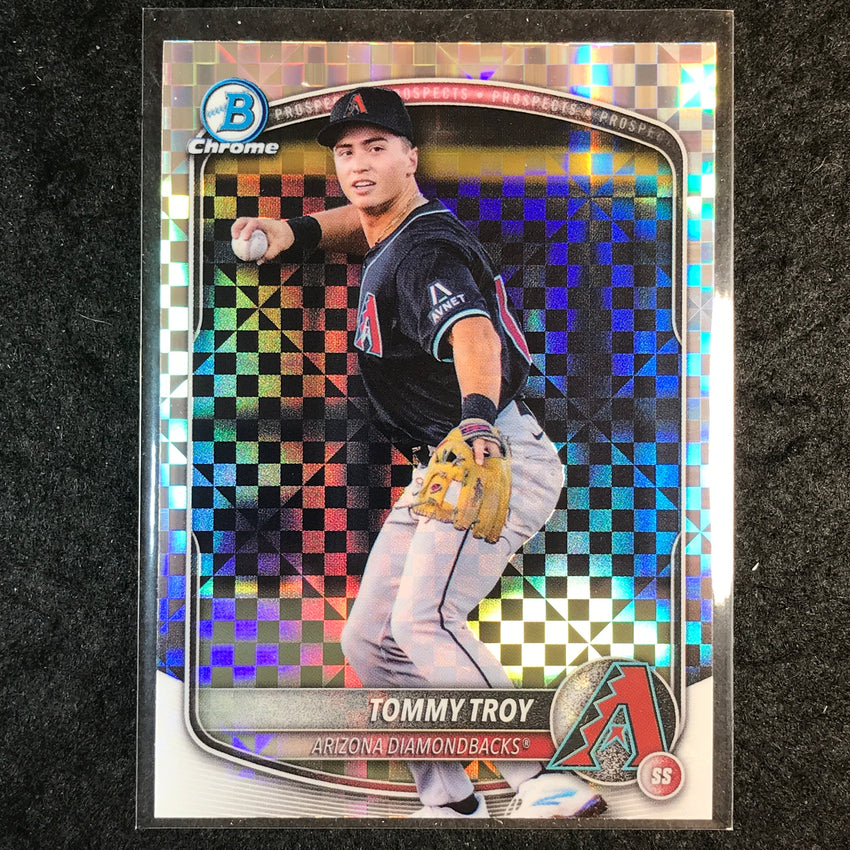 2025 Bowman Draft TOMMY TROY Chrome X-Fractor #36