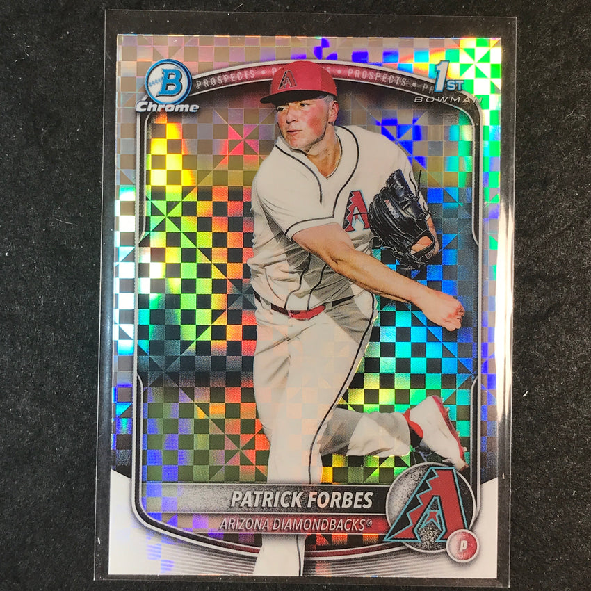 2025 Bowman Draft PATRICK FORBES 1st Bowman Chrome X-Fractor #89