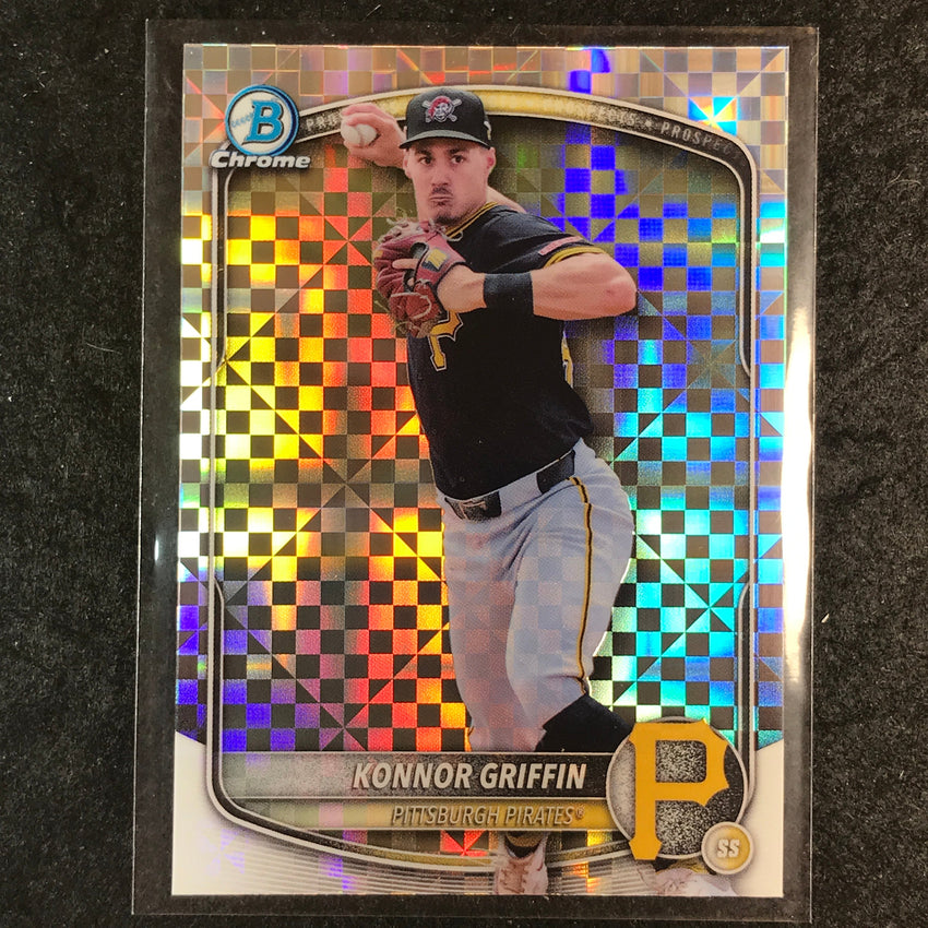 2025 Bowman Draft KONNOR GRIFFIN Chrome X-Fractor #102