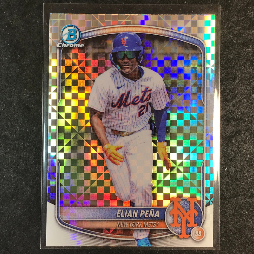 2025 Bowman Draft ELIAN PENA Chrome X-Fractor #115