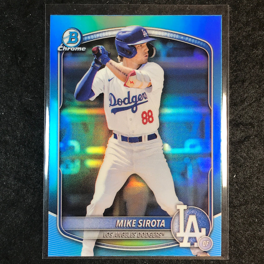 2025 Bowman Draft MIKE SIROTA Chrome Sky Blue Refractor #11