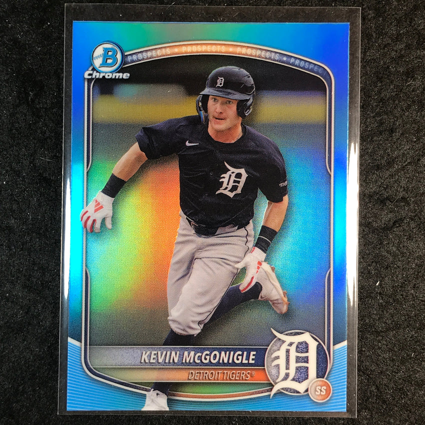 2025 Bowman Draft KEVIN MCGONIGLE Chrome Sky Blue Refractor #59
