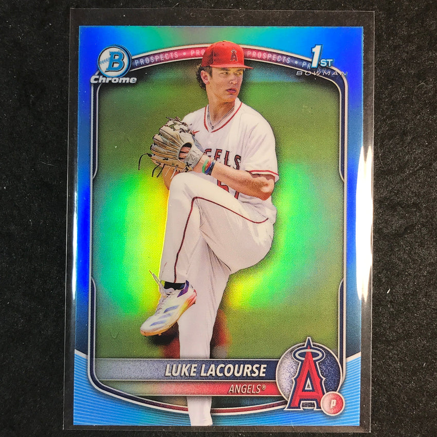 2025 Bowman Draft LUKE LACOURSE 1st Bowman Chrome Sky Blue Refractor #123