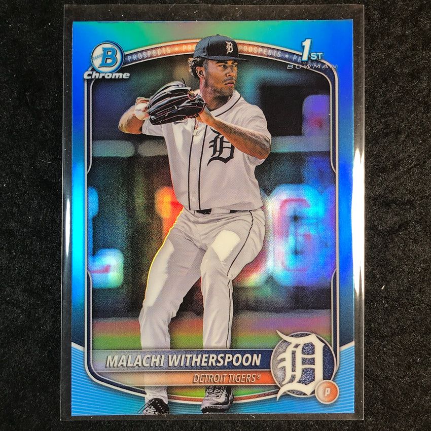 2025 Bowman Draft MALACHI WITHERSPOON 1st Bowman Chrome Sky Blue Refractor #172