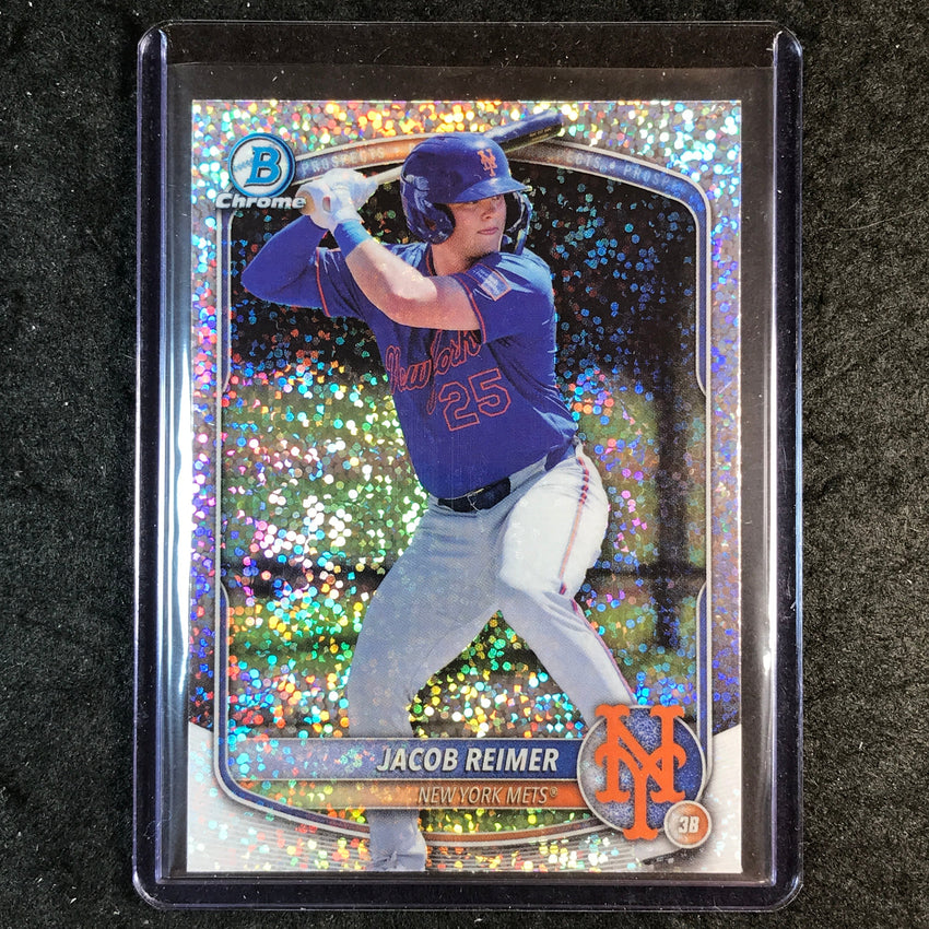 2025 Bowman Draft JACOB REIMER Chrome Sparkle Refractor #188