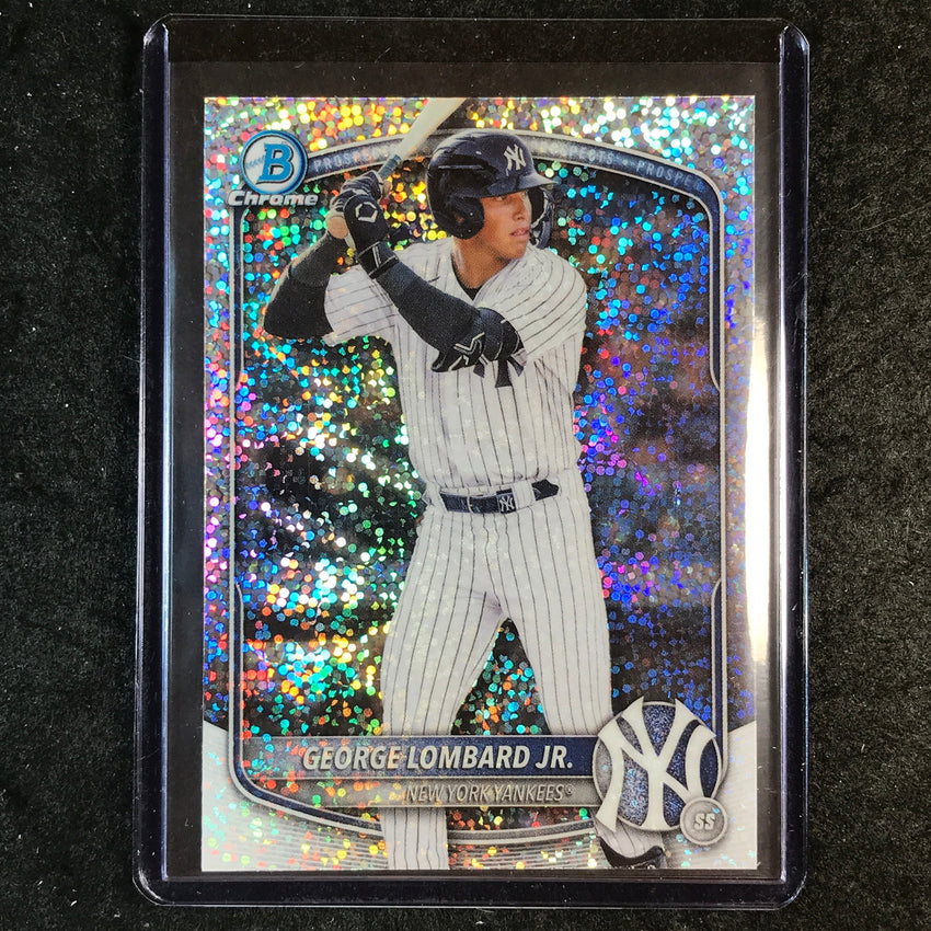 2025 Bowman Draft GEORGE LOMBARD JR. Chrome Sparkle Refractor #43