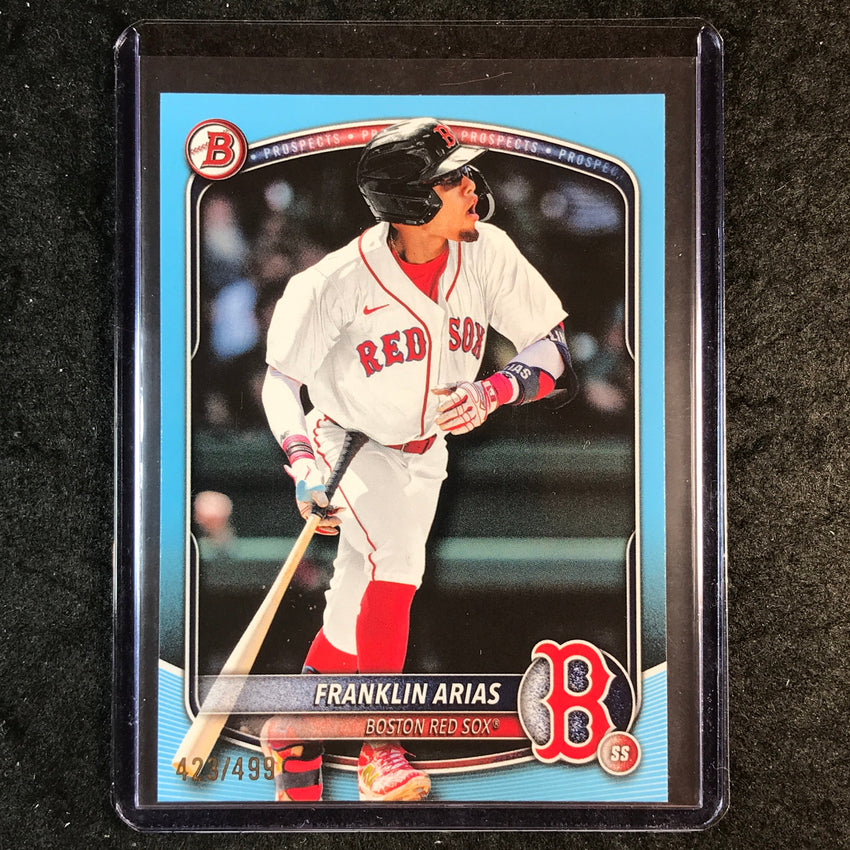 2025 Bowman Draft FRANKLIN ARIAS Base Sky Blue 423/499 #13