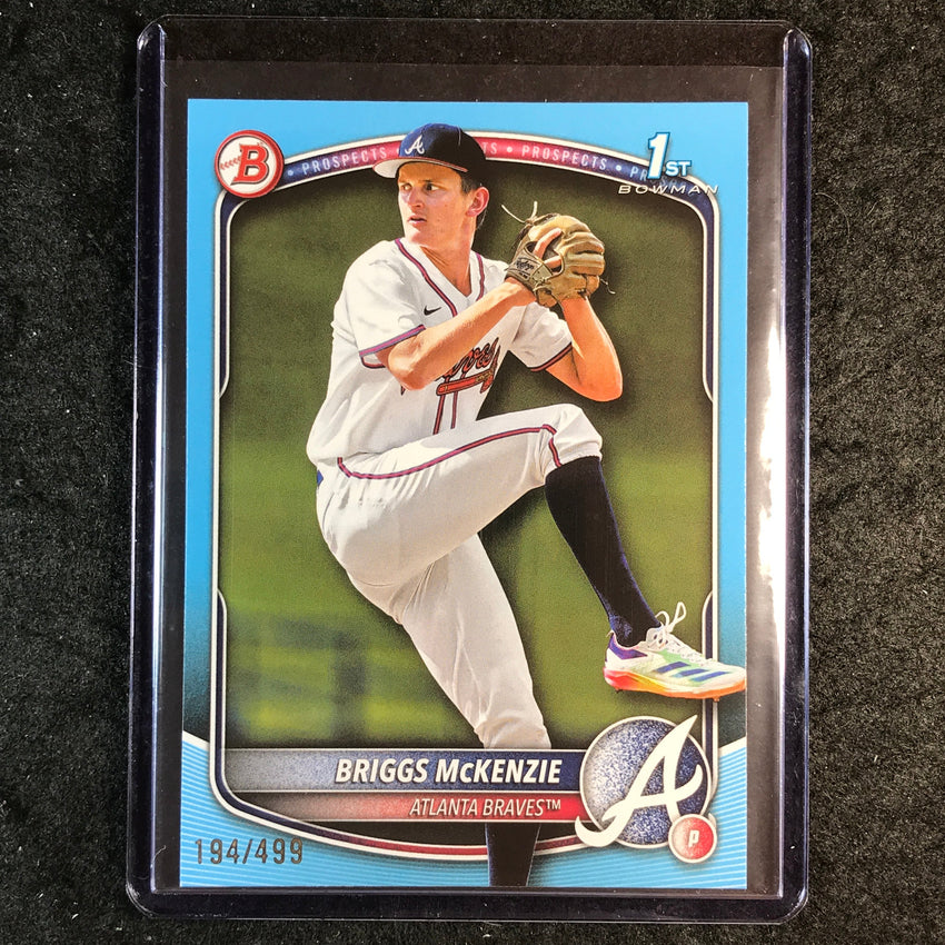 2025 Bowman Draft BRIGGS MCKENZIE 1st Bowman Base Sky Blue 194/499 #81