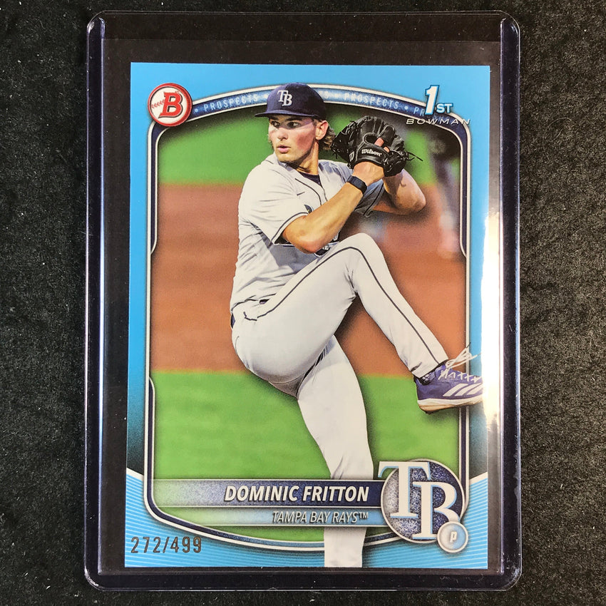 2025 Bowman Draft DOMINIC FRITTON 1st Bowman Base Sky Blue 272/499 #189