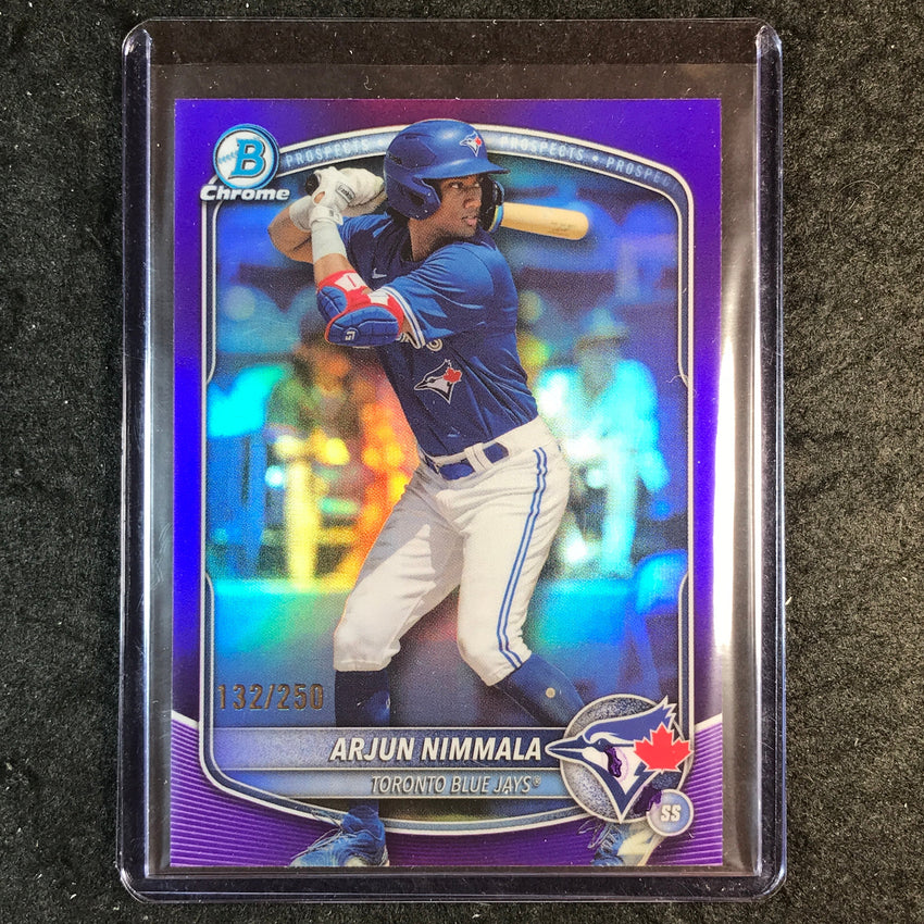 2025 Bowman Draft ARJUN NIMMALA Chrome Purple 132/250 #35