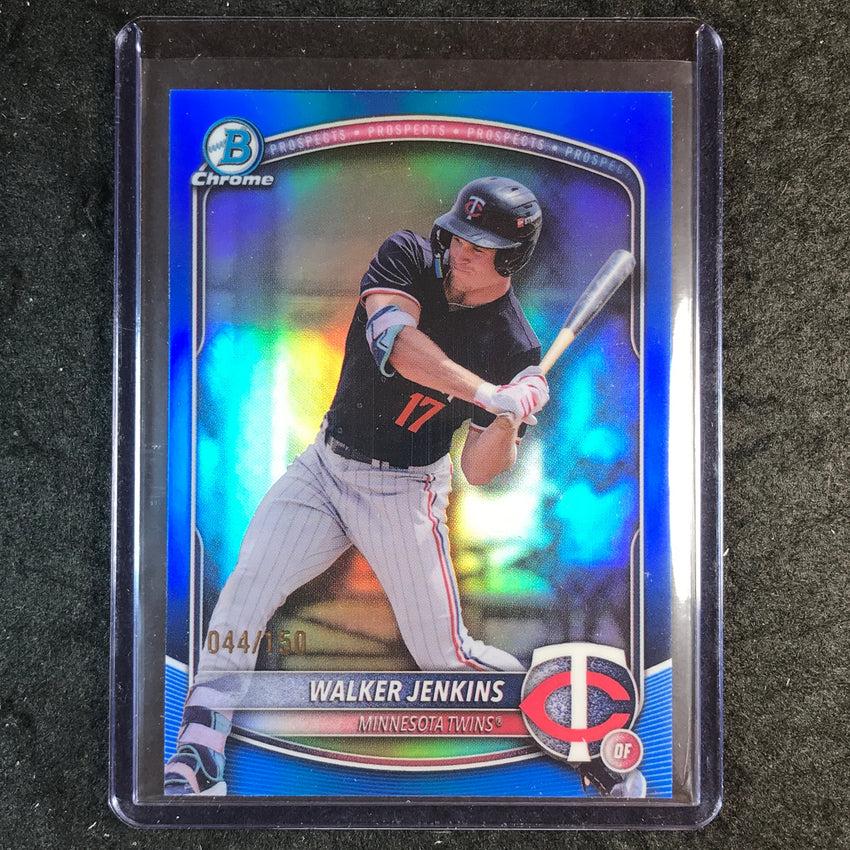 2025 Bowman Draft WALKER JENKINS Chrome Blue 44/150 #159