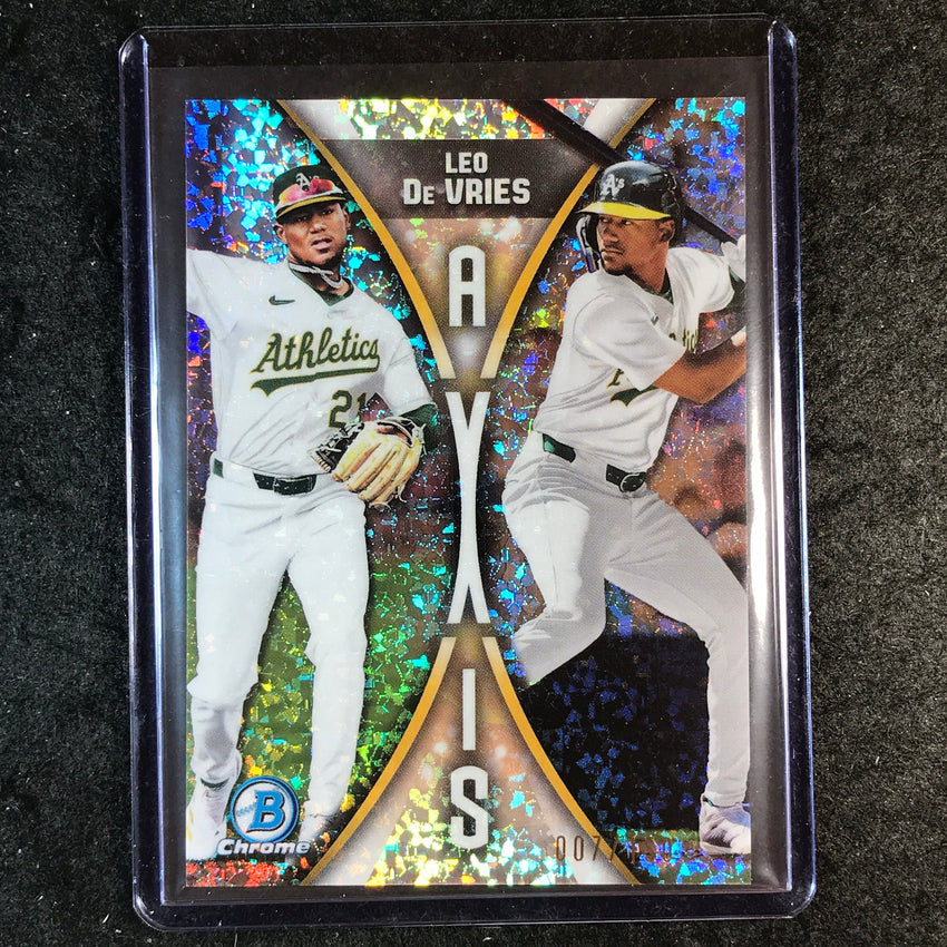 2025 Bowman Draft LEO DE VRIES Axis Mini-Diamond 7/150 #19