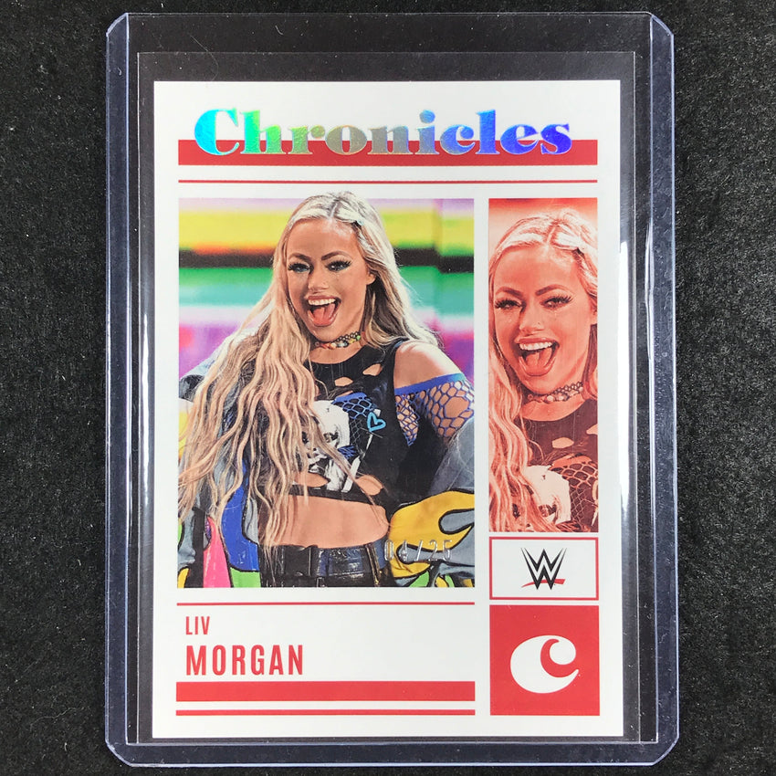 2023 Chronicles WWE LIV MORGAN Chronicles Holo Silver 4/25