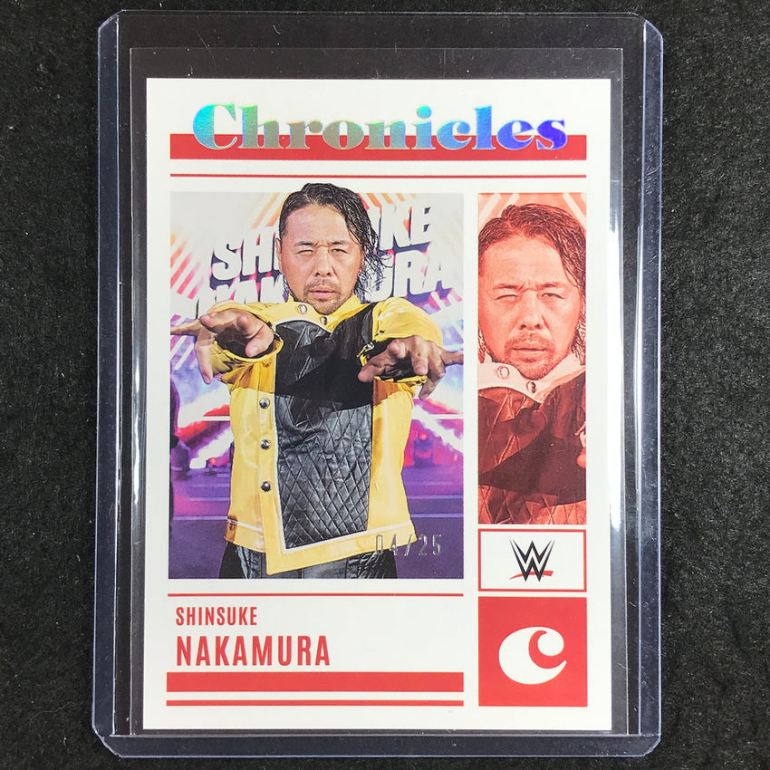 2023 Chronicles WWE SHINSUKE NAKAMURA Chronicles Holo Silver 4/25