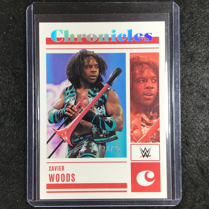 2023 Chronicles WWE XAVIER WOODS Chronicles Holo Silver 23/25