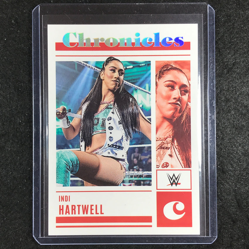 2023 Chronicles WWE INDI HARTWELL Chronicles Holo Silver 9/25